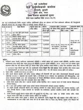 हटिया ठेक्का बोलपत्र आव्हानको सूचना ।