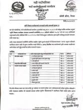 कृषि विकास कार्यक्रमको लाभग्राही छनौट सम्बन्धी सूचना ।